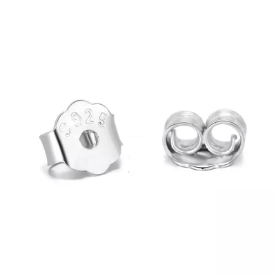 Bướm DIY phụ kiện cho vòng tai trở lại 925 Sterling bạc