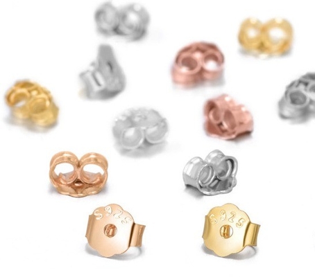 Bướm DIY phụ kiện cho vòng tai trở lại 925 Sterling bạc