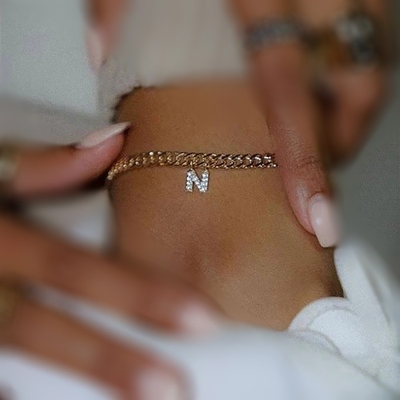 Nhẫn quần vợt cá nhân 18K vàng bọc kim loại thời trang đồng Cuba liên kết chuỗi quần vợt
