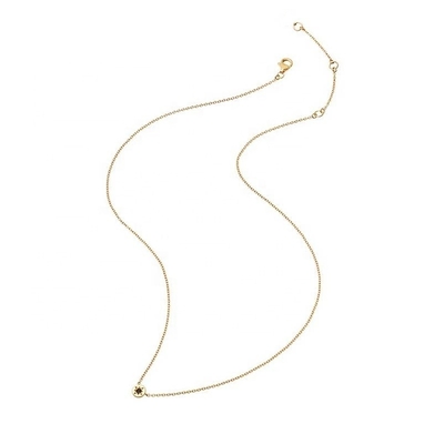 Vàng bọc 925 Sterling bạc Starburst kim cương đĩa dây chuyền dây chuyền đeo hàng ngày