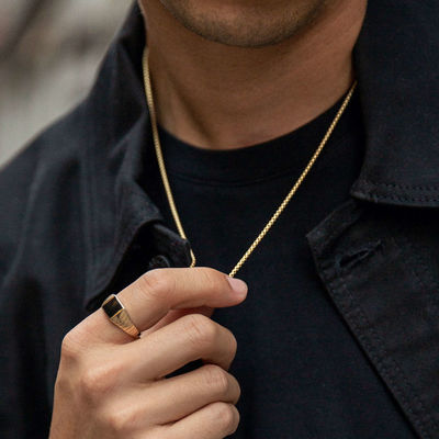 Xách dây chuyền vòng hộp bằng vàng 18K bằng tay với giao hàng nhanh và logo tùy chỉnh