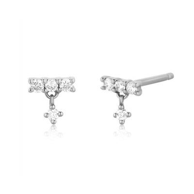 Vàng bọc 2022 Minialist Stud Bàn tai cho phụ nữ trong 925 Sterling bạc tùy chỉnh