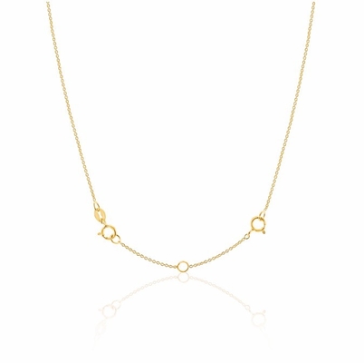 Vàng bọc 925 Sterling bạc vòng tay và dây chuyền vòng cổ kéo dài cho kỷ niệm