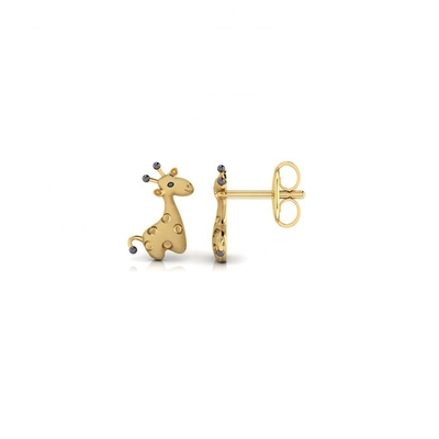 Công nghệ Micro Insert Sterling Silver đồ trang sức cho trẻ em Giraffe Stud