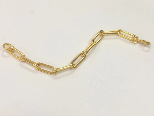 Vòng đeo tay bằng đồng dày hơn 18K dây chuyền vàng cho nam giới và phụ nữ trong các chiều dài khác nhau của Karen