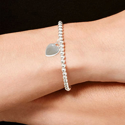 Trái tim và hình dạng cây quyến rũ vòng tay đeo hạt 925 bạc Sterling cho vòng tay phụ nữ