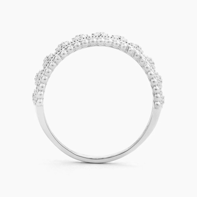 925 Sterling Silver CLASSIC Style bán buôn Nhẫn phụ nữ xếp chồng với hạt mạ vàng