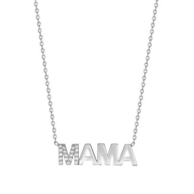Hôn nhân 2022 MAMA độc đáo 18K vàng bán buôn Ngày của Mẹ quà tặng 925 Sterling bạc vòng cổ đồ trang