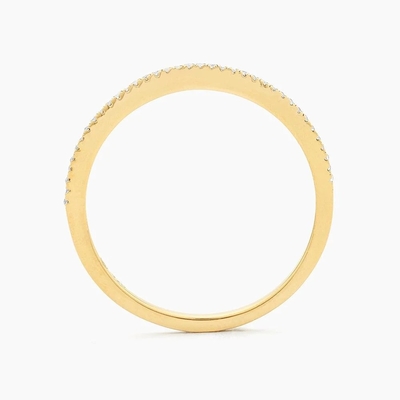 Sản phẩm nóng 18K vàng bọc nửa vĩnh cửu xếp chồng 925 Sterling bạc nữ ban nhạc nhẫn