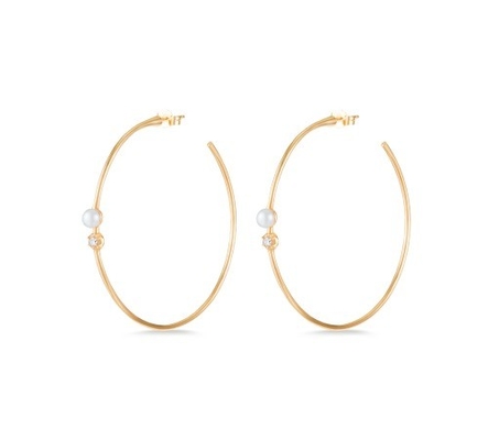 925 Sterling Silver Hoop Bàn tai 4mm-4.5mm Bàn tai ngọc trai nước ngọt