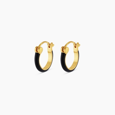 Màu 925 Sterling bạc Hoop Bàn tai 18K vàng xếp chồng Hoop Bàn tai