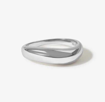 US5-US10 925 Sterling Silver Stackable Rings 18K vàng mạ