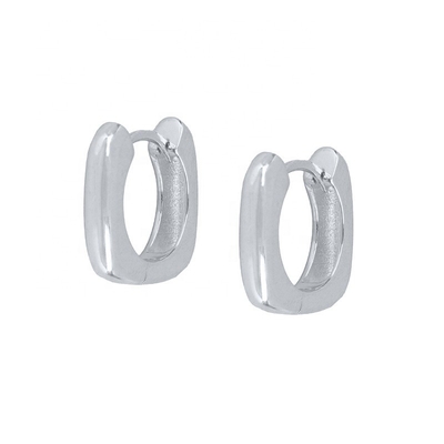 BÁO GÌ ĐÁO 18K Vàng Vàng Hoop Huggie Sterling bạc 925 đồ trang sức cho phụ nữ