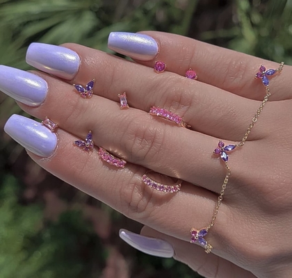 18K vàng Marquise cắt Turquoise CZ 925 Sterling bạc Bướm Stud tai dây phụ nữ