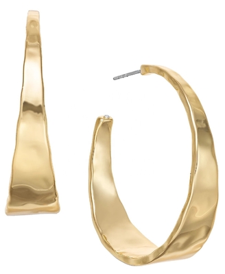 ODM đồng hợp kim Medium Hoop Bàn tai 14k vàng Hoop Bàn tai Medium