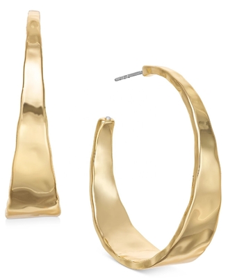 ODM đồng hợp kim Medium Hoop Bàn tai 14k vàng Hoop Bàn tai Medium