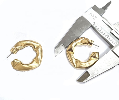 Tùy chỉnh tai nghe hoop bằng đồng dày đánh bóng tai nghe hoop bằng đồng nhỏ