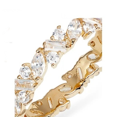 Chiếc nhẫn vĩnh cửu có hình cubic Zirconia của Brazil hoàn hảo cho mọi dịp