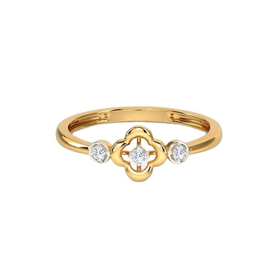 Nhẫn cho Unisex 925 Sterling Silver Triad Clover Ring trên Brazil Ring Band trang sức