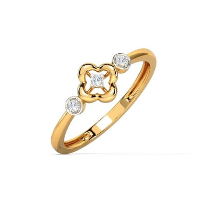 Nhẫn cho Unisex 925 Sterling Silver Triad Clover Ring trên Brazil Ring Band trang sức