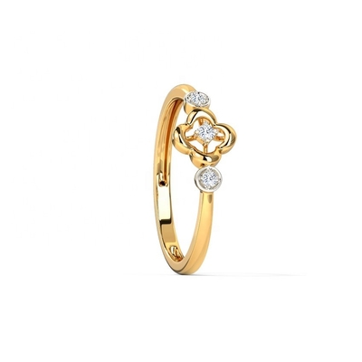 Nhẫn cho Unisex 925 Sterling Silver Triad Clover Ring trên Brazil Ring Band trang sức