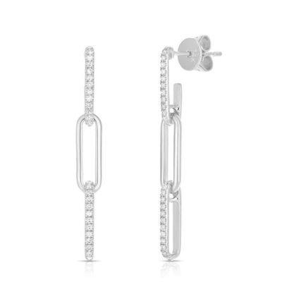 Nhẫn dây chuyền hình chữ nhật trong bạc 925 Sterling cho đêm phụ nữ