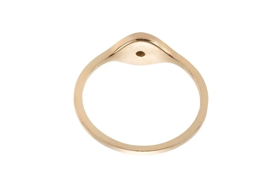 925 Sterling Silver Evil Eye Nhẫn băng kim cương với bọc bạc theo phong cách cổ điển