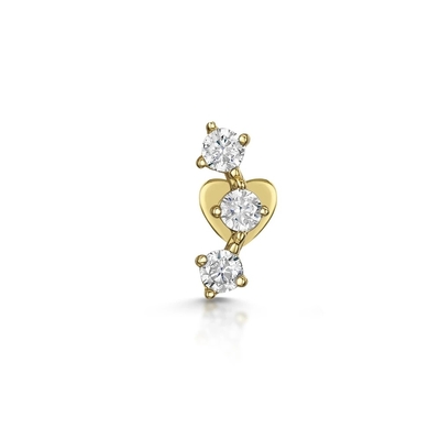 OEM Constella Stud tai 925 18k vàng trắng Stud tai