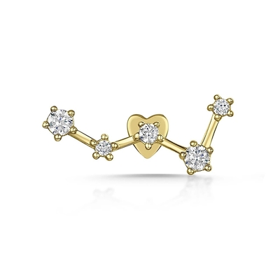 OEM Constella Stud tai 925 18k vàng trắng Stud tai
