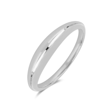 18K vàng phẳng Boho 925 Sterling bạc xếp chồng nhẫn phụ nữ