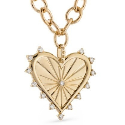 18K vàng trắng CZ nhọn tình yêu trái tim quyến rũ vòng cổ 925 Sterling bạc dây chuyền
