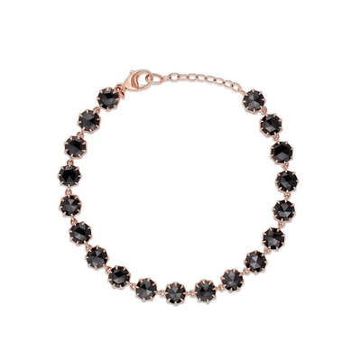 Thorn CZ Nhẫn quần vợt kim cương Nhẫn đá quý đen