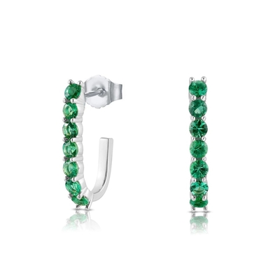 Hoa tai đinh tán uốn cong hợp thời trang bằng bạc Sterling 925 vàng 14k cho phụ nữ Trang sức cho bé gái