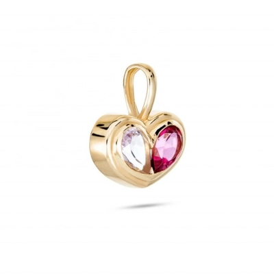 Valentine ngày quà màu sắc trái tim hình đá quý dây chuyền vòng cổ cho đính hôn