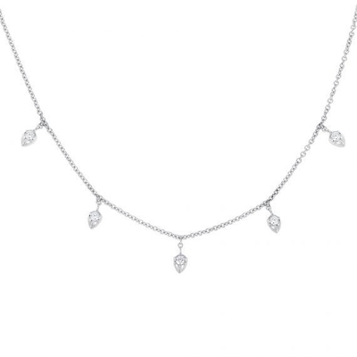 18K vàng bọc dây chuyền 925 Sterling bạc đẹp vòng cổ cho phụ nữ thiết kế cắt công chúa