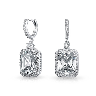 925 Sterling bạc vật liệu loại bán hàng hàng đầu vàng trắng bọc đinh tai cưới