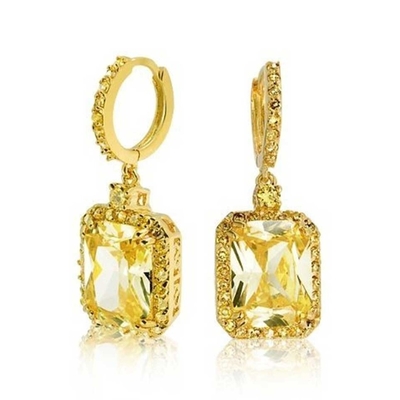 925 Sterling bạc vật liệu loại bán hàng hàng đầu vàng trắng bọc đinh tai cưới