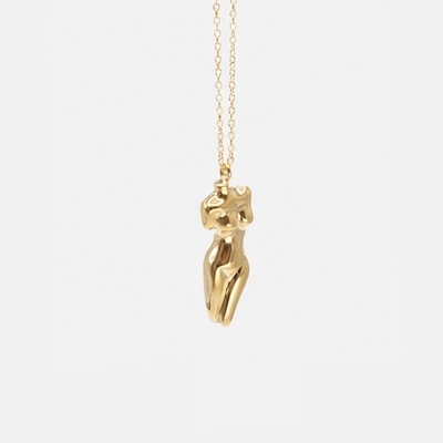 925 Sterling bạc Venus phụ nữ thân dây chuyền vòng cổ tùy chỉnh cho trang phục của bạn