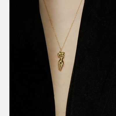 925 Sterling bạc Venus phụ nữ thân dây chuyền vòng cổ tùy chỉnh cho trang phục của bạn