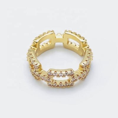 Nhẫn dây chuyền tùy chỉnh Đơn giản CZ Real Sterling bạc 925 đồ trang sức cho phụ nữ và nam giới