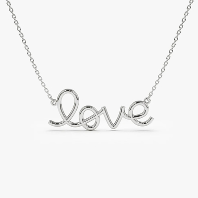 925 Sterling Silver 14K vàng đính dây chuyền tình yêu cho phụ nữ quà Valentine