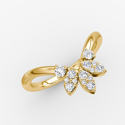 Những người mới đến thiết kế những chiếc nhẫn vàng 18K 925 Sterling Silver