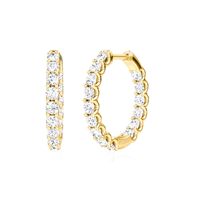 925 Sterling Silver Fine Jewelry Hoop Earrings hoàn hảo cho mọi dịp