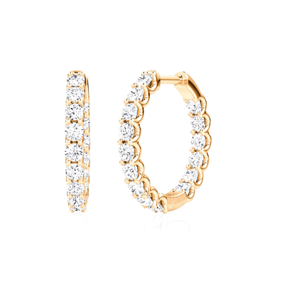 925 Sterling Silver Fine Jewelry Hoop Earrings hoàn hảo cho mọi dịp