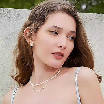 Thỏ Phục sinh Mũi tai ngọc trai Đẹp Zircon Studs Thỏ cà rốt Quý vị ngọt ngào đồ trang sức quà tặng