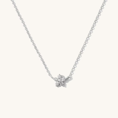 Đàn bà OEM / ODM 925 Sterling bạc vòng cổ không có đá chính