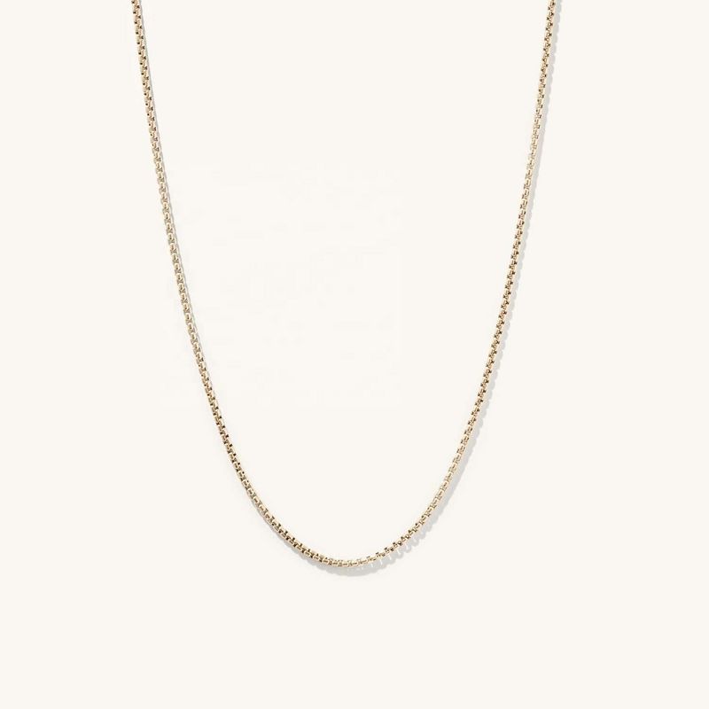 Xách dây chuyền vòng hộp bằng vàng 18K bằng tay với giao hàng nhanh và logo tùy chỉnh