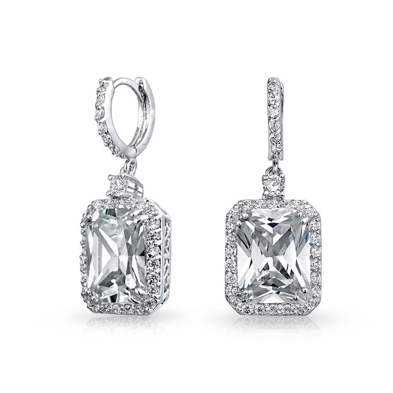925 Sterling bạc vật liệu loại bán hàng hàng đầu vàng trắng bọc đinh tai cưới