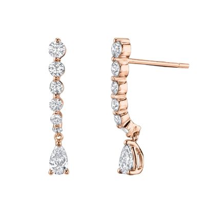 925 Sterling Silver White Pear Drop Cubic Zircon Bàn tai cho nhu cầu của khách hàng