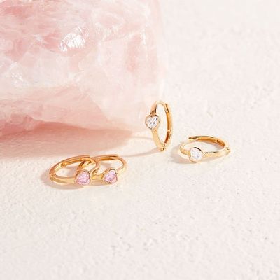 925 Sterling bạc 14k vàng bọc sợi dây chuyền trái tim trẻ em hoàn hảo cho việc mặc hàng ngày